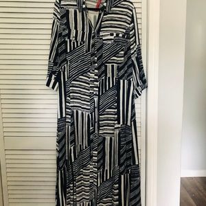 Marina Rinaldi Sports Button Down Dress Size 14